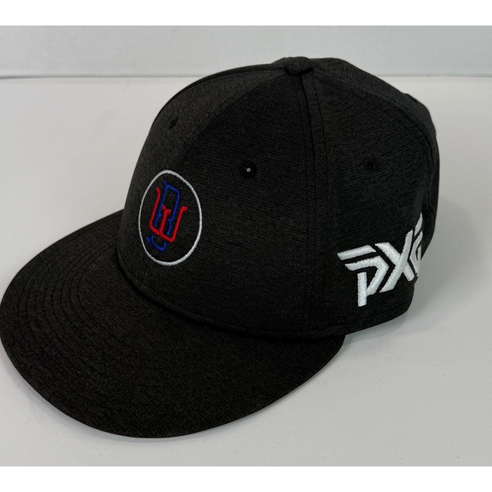 PXG New Era 9FIFTY Golf Hat Black Heather Adjustable Circle Logo "BW" Cap OSFM - Picture 5 of 13